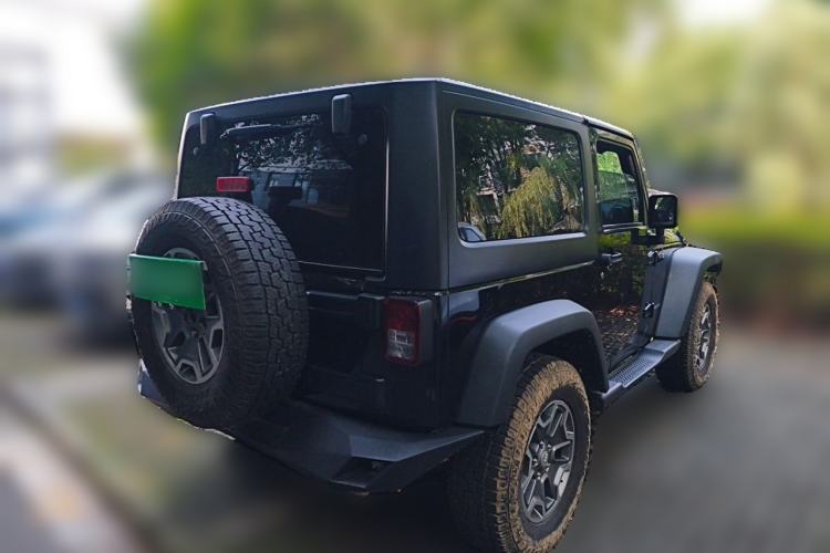 Used Jeep Wrangler 2017 3.6L Rubicon Two-Door Comfort Edition Rear Right 45 Deg
