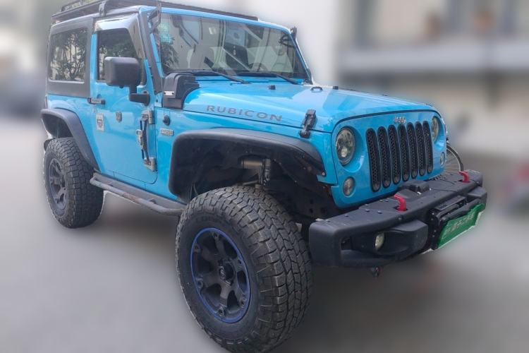 Used Jeep Wrangler 2017 3.6L Rubicon Two-Door Comfort Edition Front Right 45 Deg