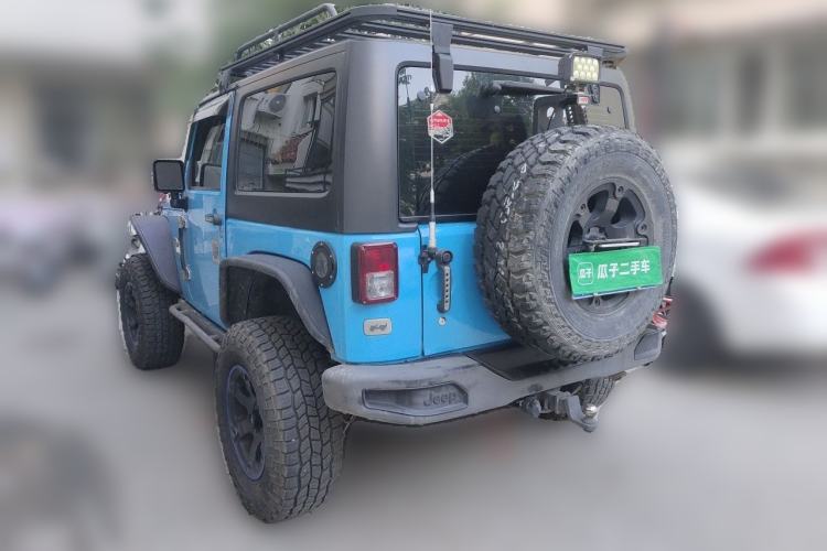 Used Jeep Wrangler 2017 3.6L Rubicon Two-Door Comfort Edition Rear Left 45 Deg