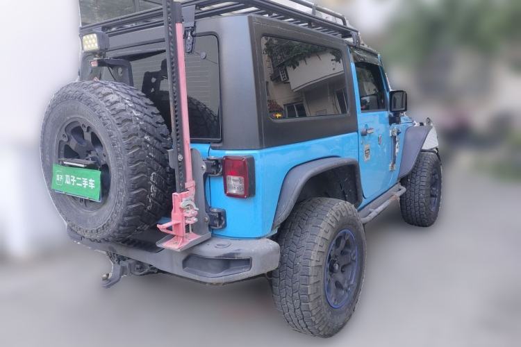 Used Jeep Wrangler 2017 3.6L Rubicon Two-Door Comfort Edition Rear Right 45 Deg