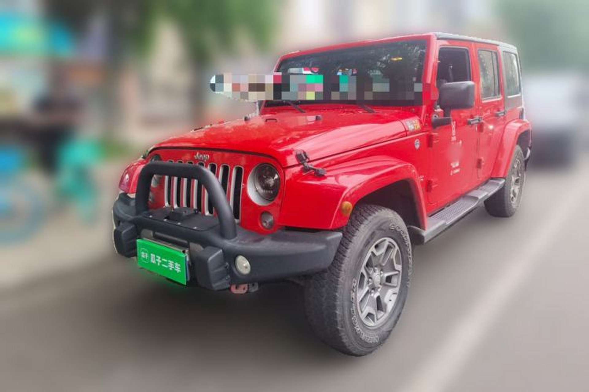 Used Jeep Wrangler 2017 3.0L Sahara Four-Door Comfort Edition Front Left 45 Deg