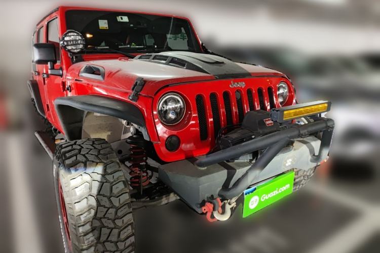 Used Jeep Wrangler 2017 3.6L Rubicon Four-Door Comfort Edition Front Right 45 Deg