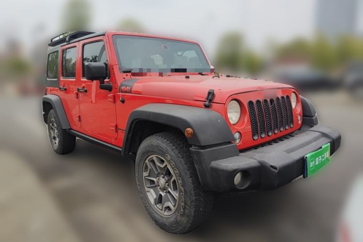 Used Jeep Wrangler 2017 3.6L Rubicon Four-Door Comfort Edition Front Right 45 Deg