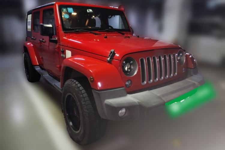 Used Jeep Wrangler 2017 3.0L Sahara Four-Door Comfort Edition Front Right 45 Deg