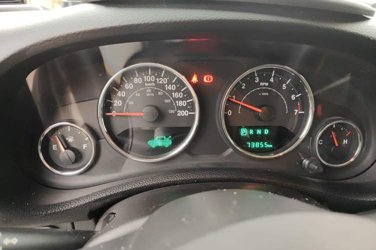 Used Jeep Wrangler 2017 3.6L Rubicon Four-Door Comfort Edition Instrument Cluster