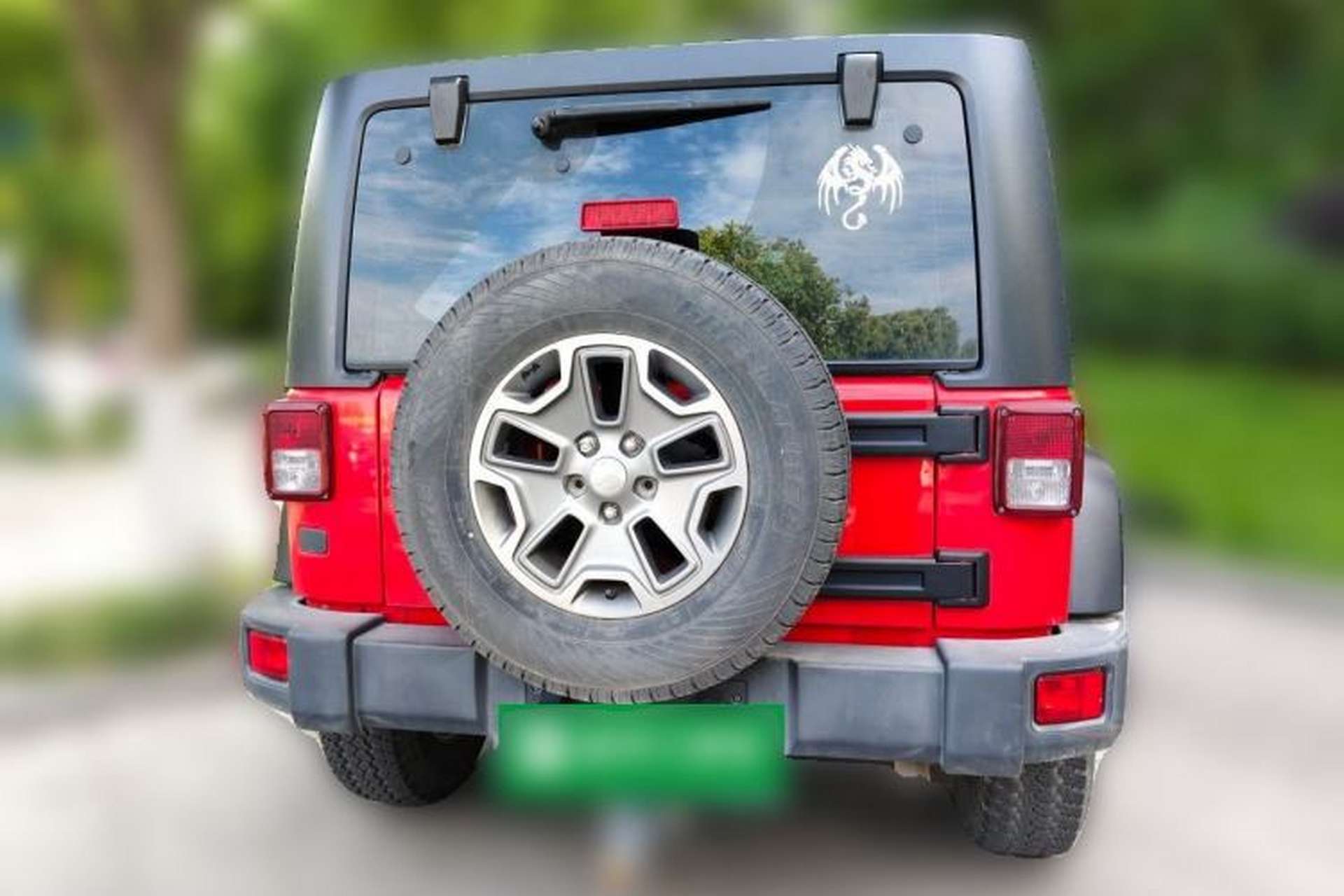 Used Jeep Wrangler 2017 3.0L Sahara Four-Door Comfort Edition Rear