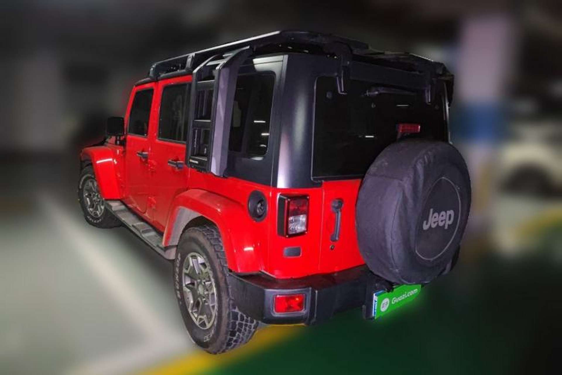 Used Jeep Wrangler 2017 3.0L Sahara Four-Door Comfort Edition Rear Left 45 Deg