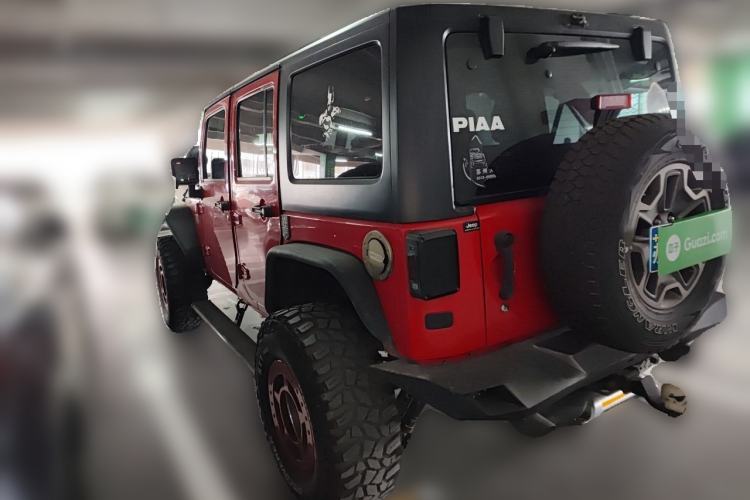 Used Jeep Wrangler 2017 3.6L Rubicon Four-Door Comfort Edition Rear Left 45 Deg