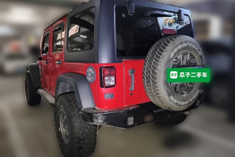 Used Jeep Wrangler 2017 3.6L Rubicon Four-Door Comfort Edition Rear Left 45 Deg