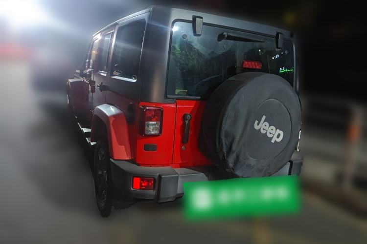 Used Jeep Wrangler 2017 3.0L Sahara Four-Door Comfort Edition Rear Left 45 Deg