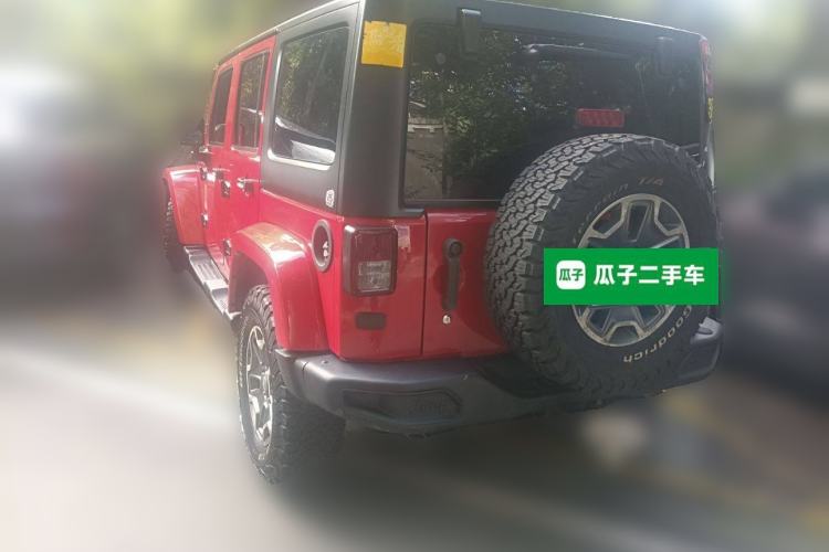 Used Jeep Wrangler 2017 3.0L Sahara Four-Door Comfort Edition Rear Left 45 Deg