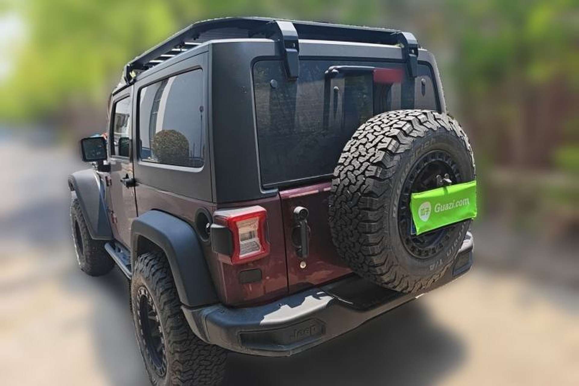 Used Jeep Wrangler 2017 3.6L Rubicon Two-Door Comfort Edition Rear Left 45 Deg