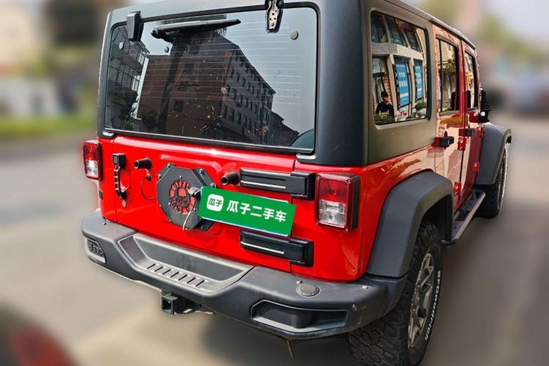Used Jeep Wrangler 2017 3.6L Rubicon Four-Door Comfort Edition Rear Right 45 Deg
