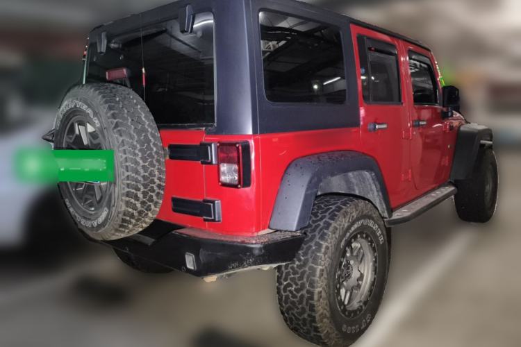 Used Jeep Wrangler 2017 3.6L Rubicon Four-Door Comfort Edition Rear Right 45 Deg