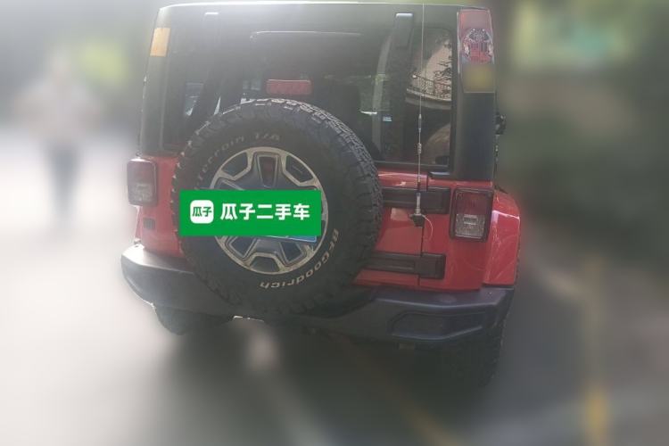 Used Jeep Wrangler 2017 3.0L Sahara Four-Door Comfort Edition Rear Right 45 Deg