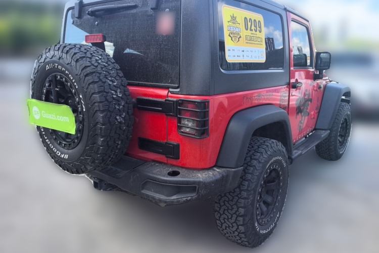 Used Jeep Wrangler 2017 3.6L Rubicon Two-Door Comfort Edition Rear Right 45 Deg