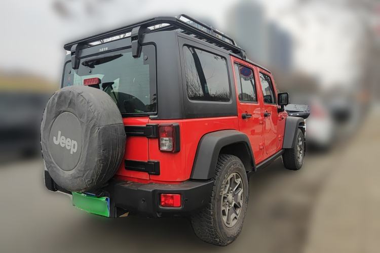 Used Jeep Wrangler 2017 3.6L Rubicon Four-Door Comfort Edition Rear Right 45 Deg