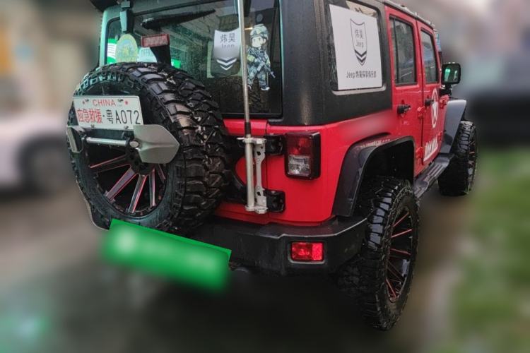 Used Jeep Wrangler 2017 3.0L Sahara Four-Door Comfort Edition Rear Right 45 Deg