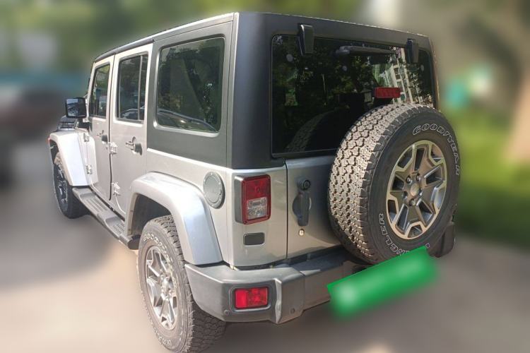 Used Jeep Wrangler 2017 3.0L Sahara Four-Door Comfort Edition Rear Left 45 Deg
