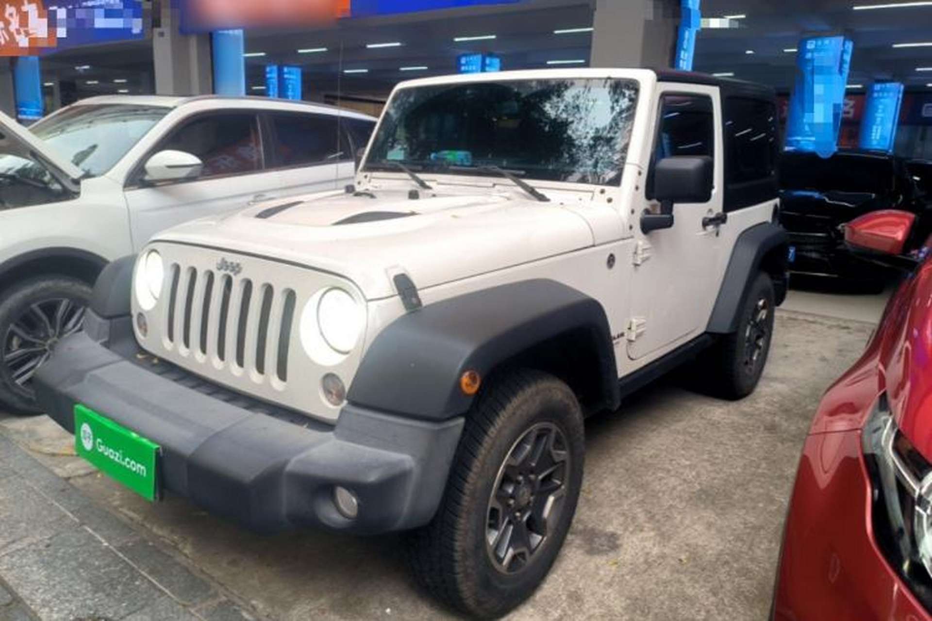 Used Jeep Wrangler 2017 3.6L Rubicon Two-Door Comfort Edition Front Left 45 Deg