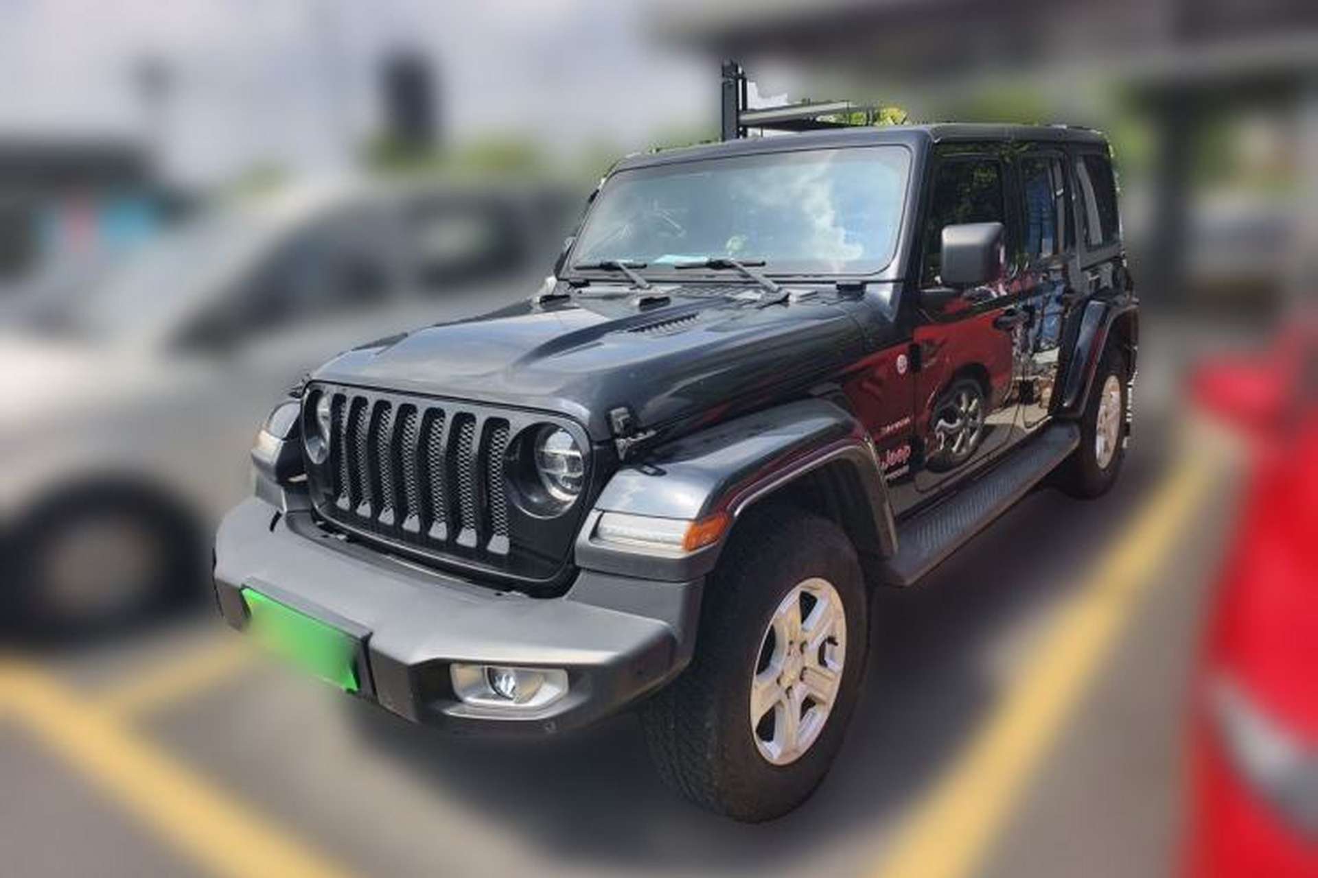 Used Jeep Wrangler 2018 2.0T Sahara Four-Door Edition Front Left 45 Deg