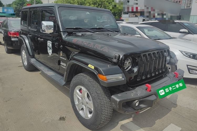 Used Jeep Wrangler 2018 2.0T Sahara Four-Door Edition Front Right 45 Deg