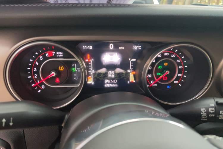 Used Jeep Wrangler 2018 2.0T Rubicon Four-Door Edition Instrument Cluster