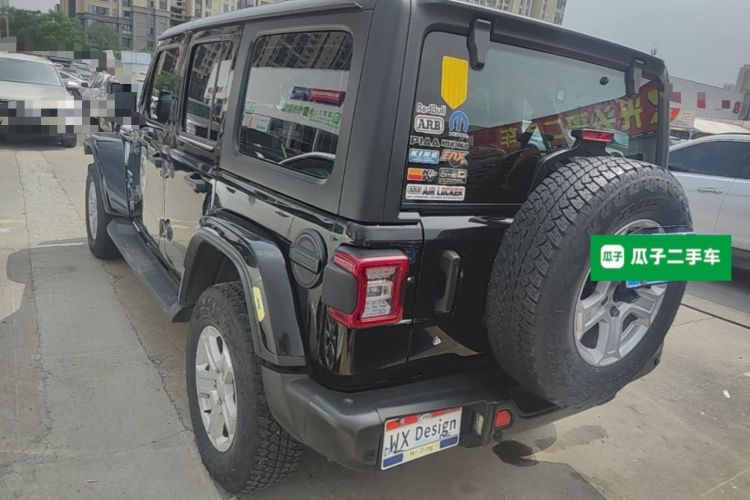 Used Jeep Wrangler 2018 2.0T Sahara Four-Door Edition Rear Left 45 Deg
