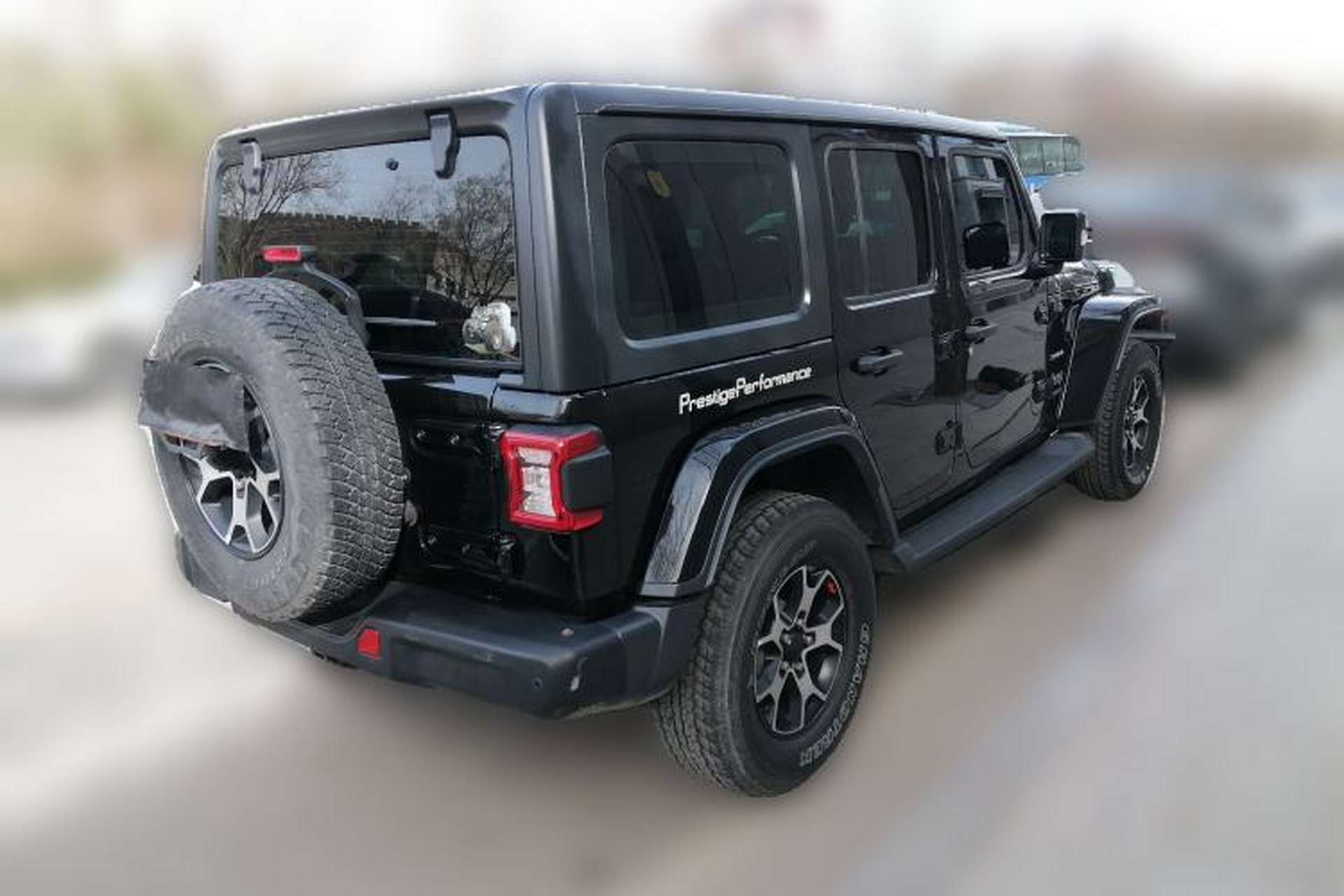 Used Jeep Wrangler 2018 2.0T Sahara Four-Door Edition Rear Right 45 Deg