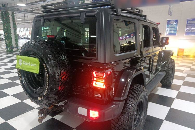 Used Jeep Wrangler 2018 2.0T Sahara Four-Door Edition Rear Right 45 Deg
