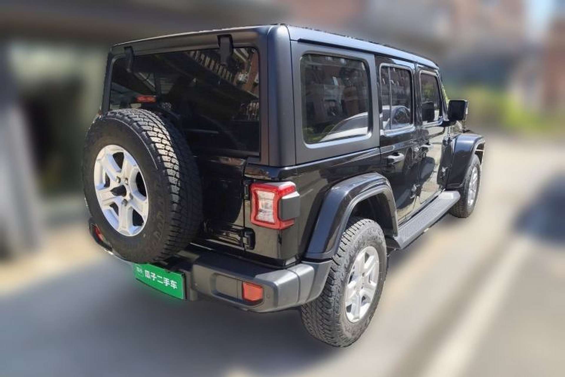 Used Jeep Wrangler 2018 2.0T Sahara Four-Door Edition Rear Right 45 Deg