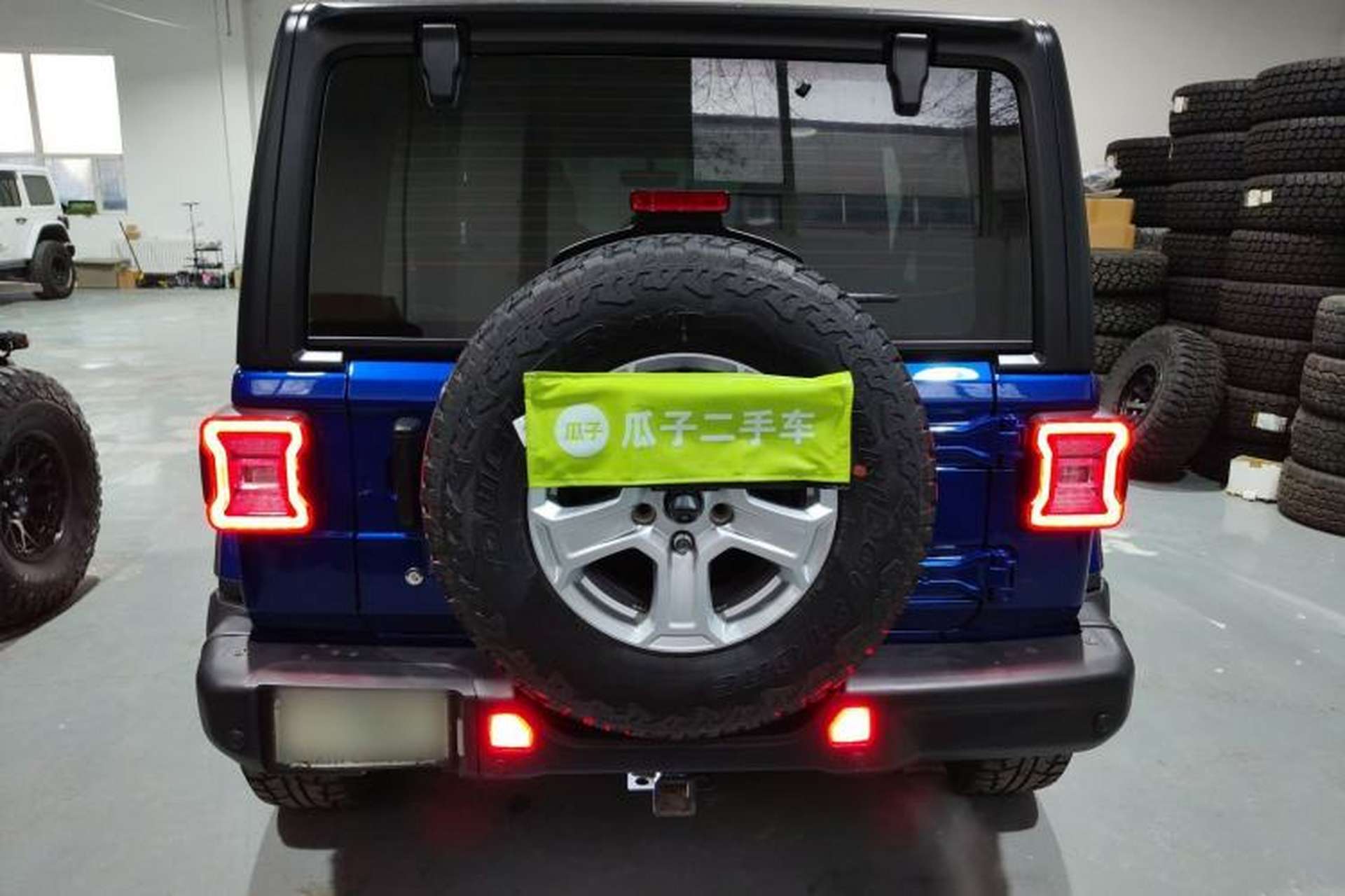 Used Jeep Wrangler 2018 2.0T Sahara Four-Door Edition Rear