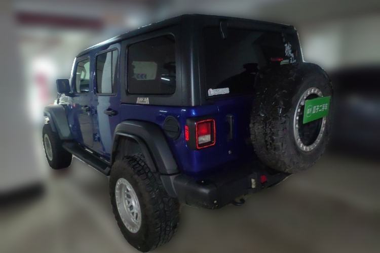 Used Jeep Wrangler 2018 2.0T Sahara Four-Door Edition Rear Left 45 Deg