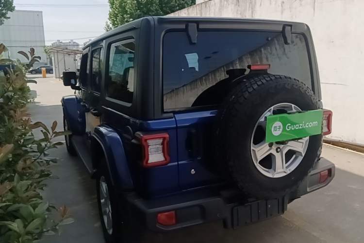 Used Jeep Wrangler 2018 2.0T Sahara Four-Door Edition Rear Left 45 Deg