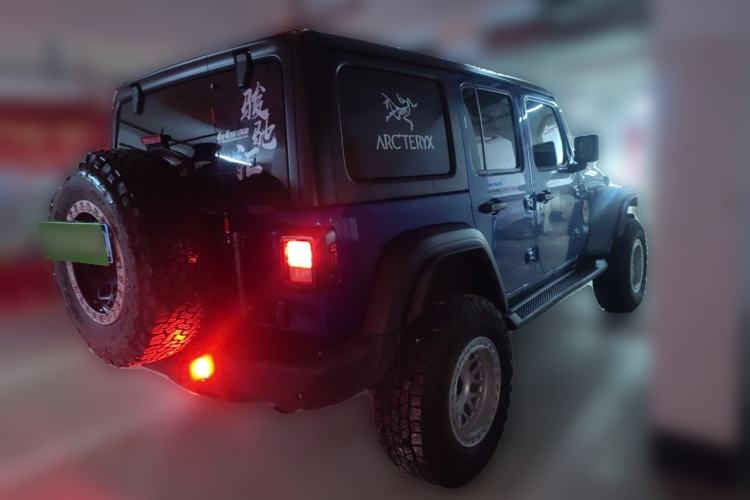 Used Jeep Wrangler 2018 2.0T Sahara Four-Door Edition Rear Right 45 Deg