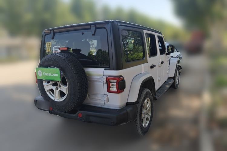 Used Jeep Wrangler 2018 2.0T Sahara Four-Door Edition Rear Right 45 Deg