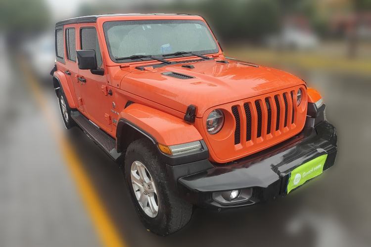 Used Jeep Wrangler 2018 2.0T Sahara Four-Door Edition Front Right 45 Deg