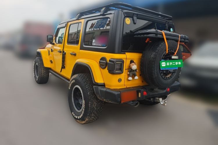 Used Jeep Wrangler 2018 2.0T Sahara Four-Door Edition Rear Left 45 Deg