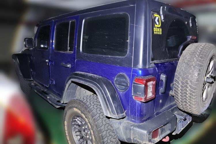 Used Jeep Wrangler 2018 2.0T Sahara Four-Door Edition Rear Left 45 Deg