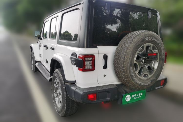 Used Jeep Wrangler 2018 2.0T Sahara Four-Door Edition Rear Left 45 Deg