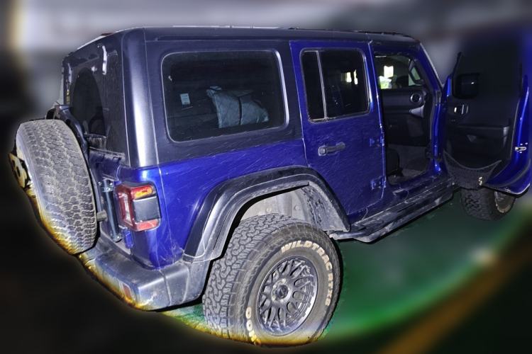 Used Jeep Wrangler 2018 2.0T Sahara Four-Door Edition Rear Right 45 Deg