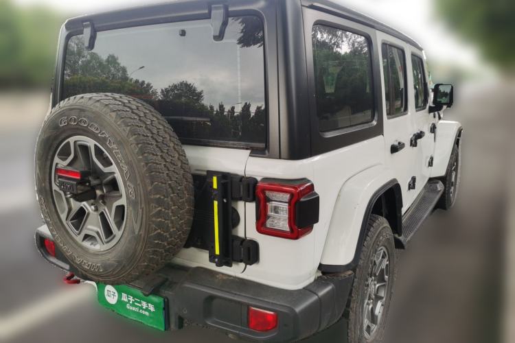 Used Jeep Wrangler 2018 2.0T Sahara Four-Door Edition Rear Right 45 Deg