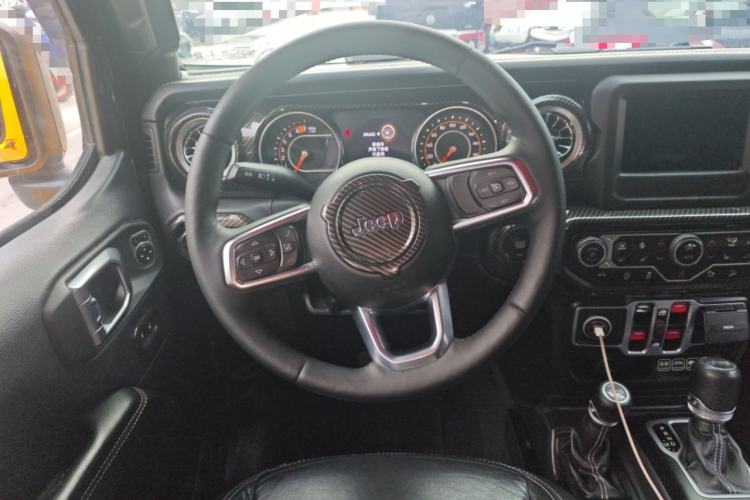 Used Jeep Wrangler 2018 2.0T Sahara Four-Door Edition Steering Wheel