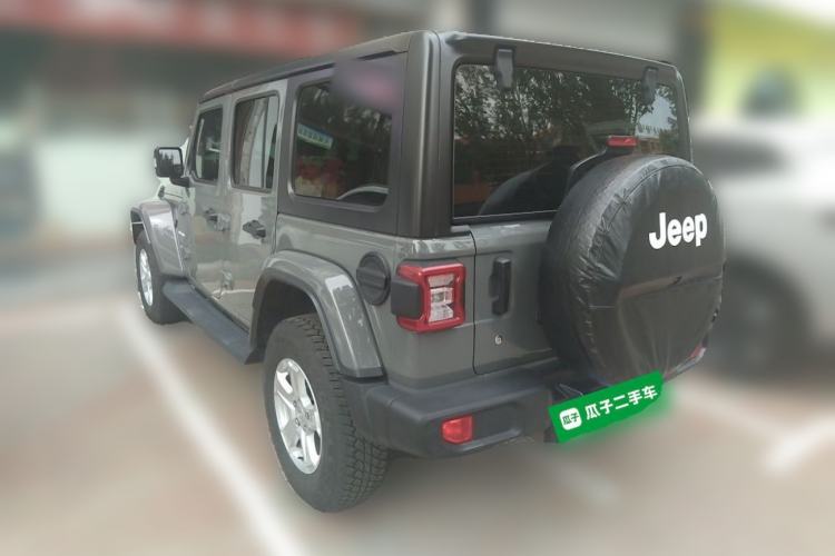 Used Jeep Wrangler 2018 2.0T Sahara Four-Door Edition Rear Left 45 Deg