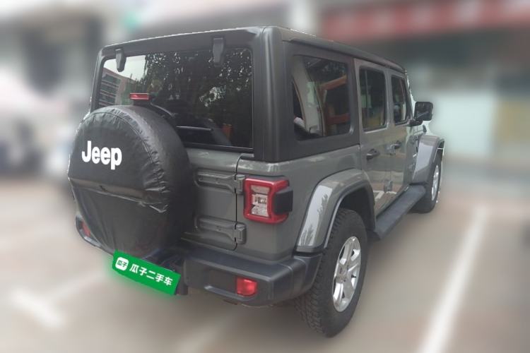 Used Jeep Wrangler 2018 2.0T Sahara Four-Door Edition Rear Right 45 Deg