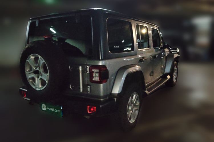 Used Jeep Wrangler 2018 2.0T Sahara Four-Door Edition Rear Right 45 Deg