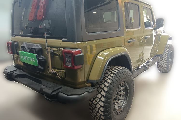 Used Jeep Wrangler 2018 2.0T Sahara Four-Door Edition Rear Right 45 Deg