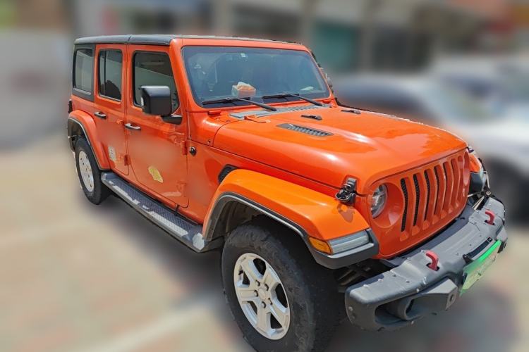 Used Jeep Wrangler 2018 2.0T Sahara Four-Door Edition Front Right 45 Deg