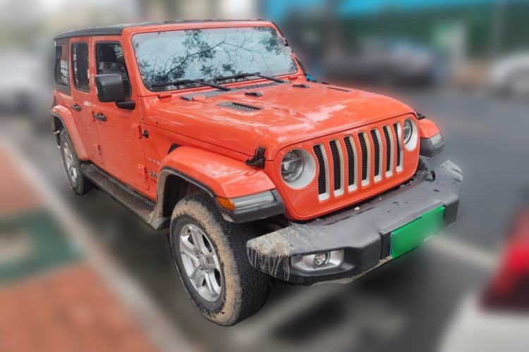 Used Jeep Wrangler 2018 2.0T Sahara Four-Door Edition Front Right 45 Deg