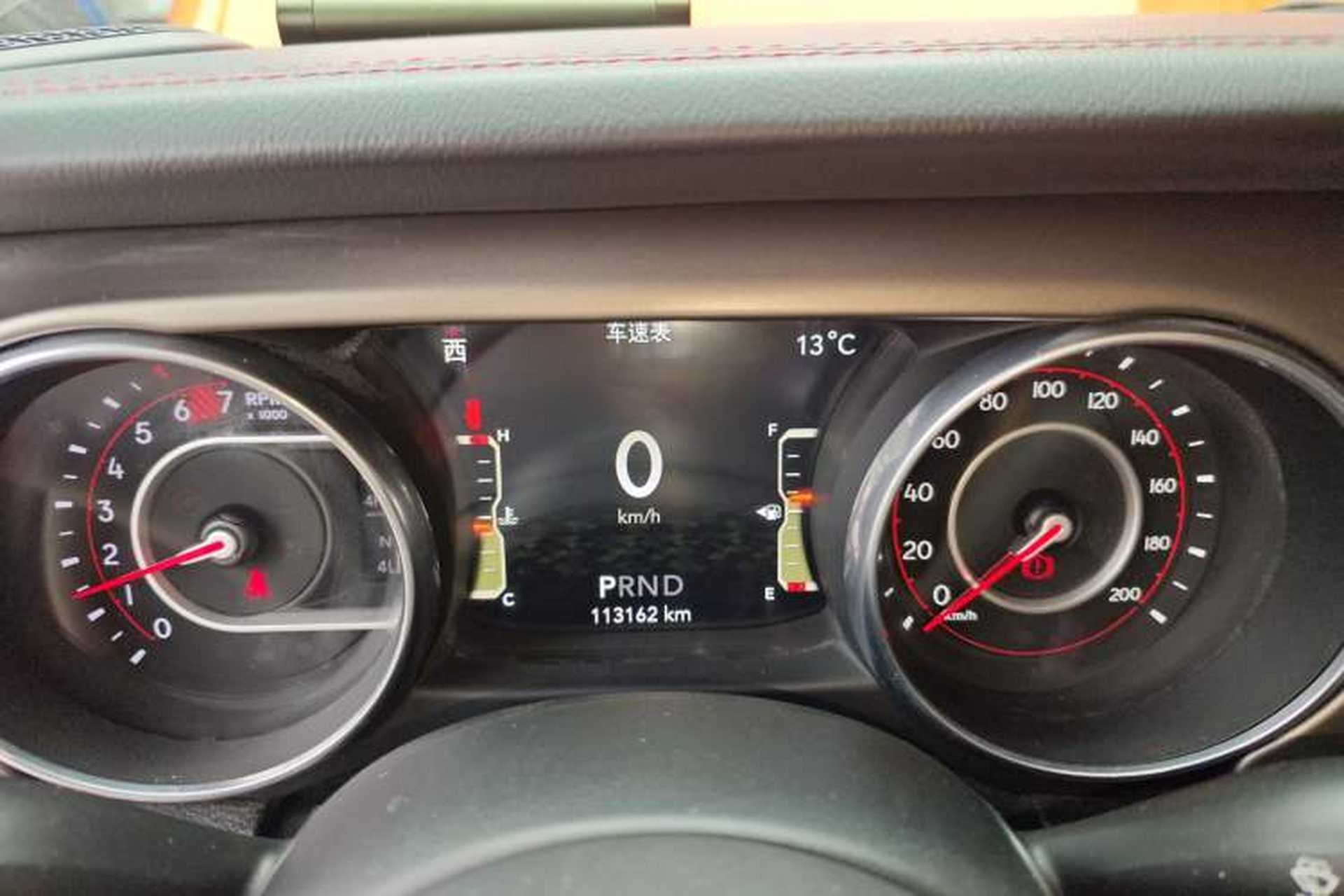 Used Jeep Wrangler 2018 2.0T Rubicon Four-Door Edition Instrument Cluster
